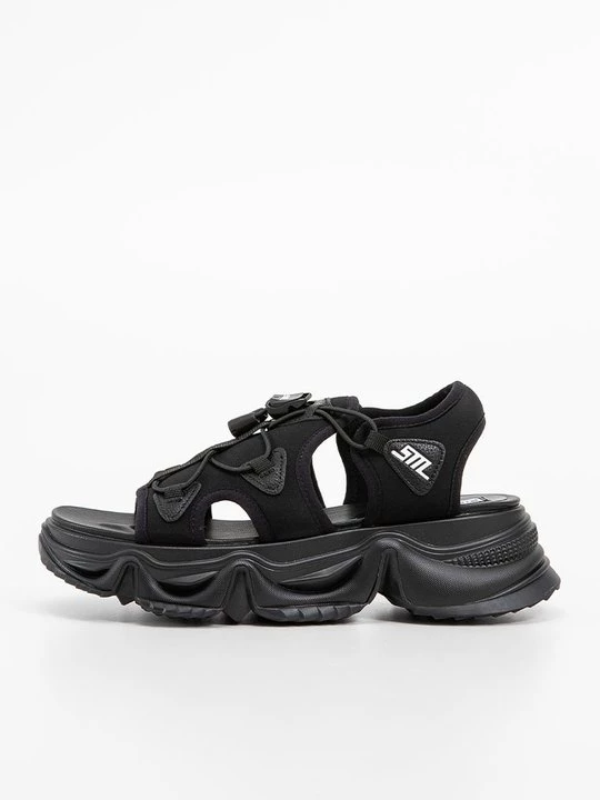Foto van product Sandalen met plateauzool Steve Madden zwart