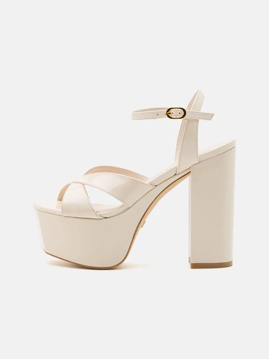 Foto van product Sandalen met plateauzool Stuart Weitzman crème