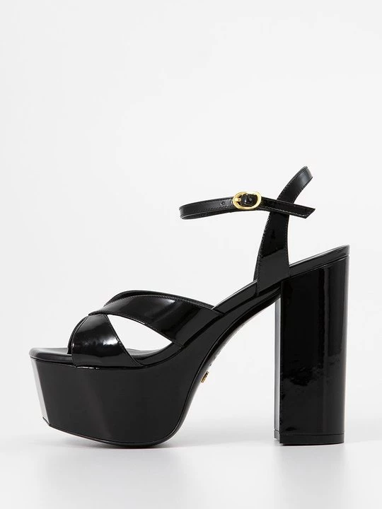 Foto van product Sandalen met plateauzool Stuart Weitzman zwart