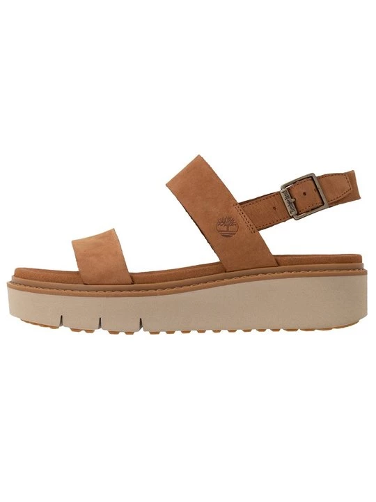 Foto van product Sandalen met plateauzool Timberland cognac