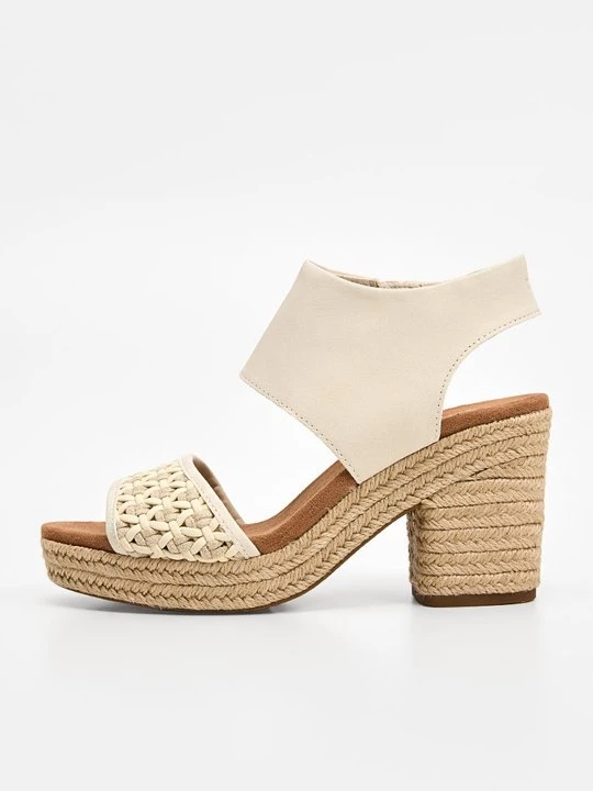 Foto van product Sandalen met plateauzool Toms crème
