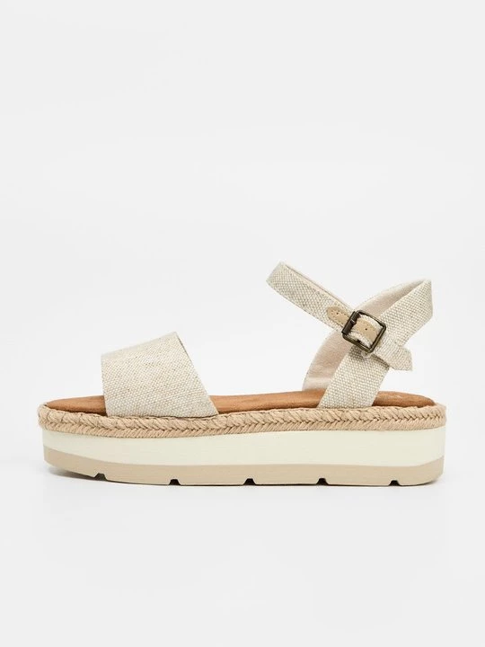 Foto van product Sandalen met plateauzool Toms crème
