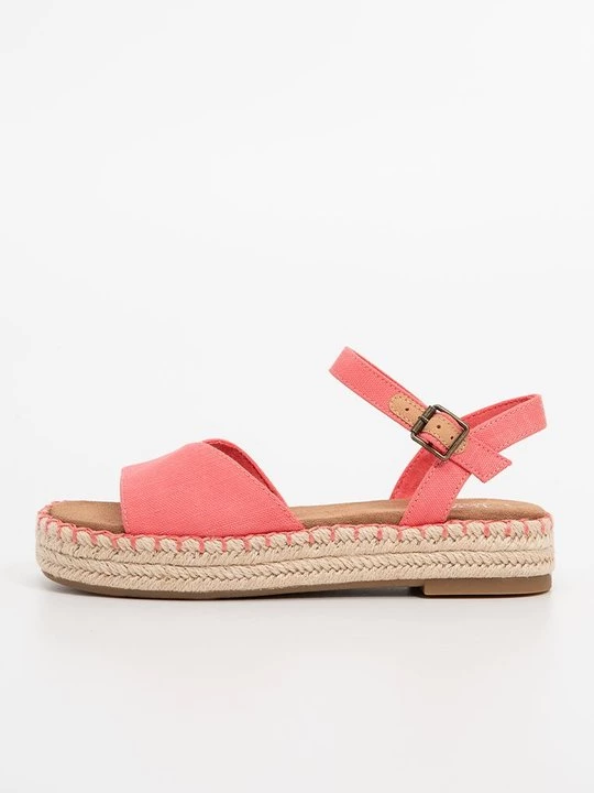 Foto van product Sandalen met plateauzool Toms donkerroze