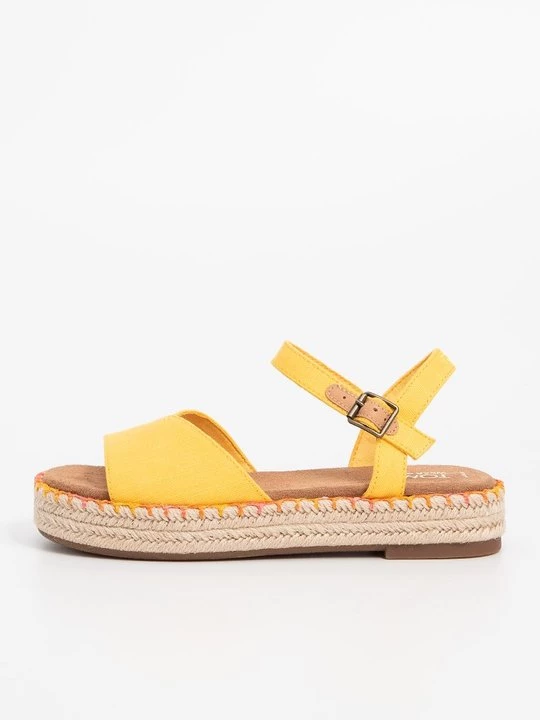 Foto van product Sandalen met plateauzool Toms geel