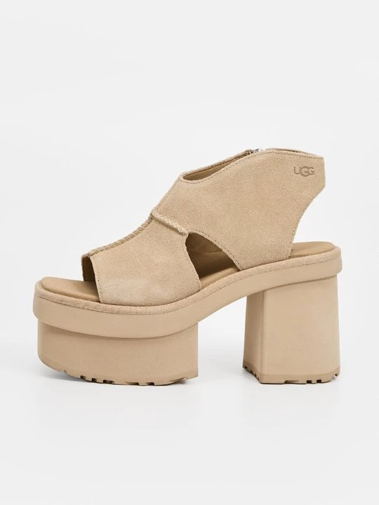 Foto van product Sandalen met plateauzool UGG donkerbruin