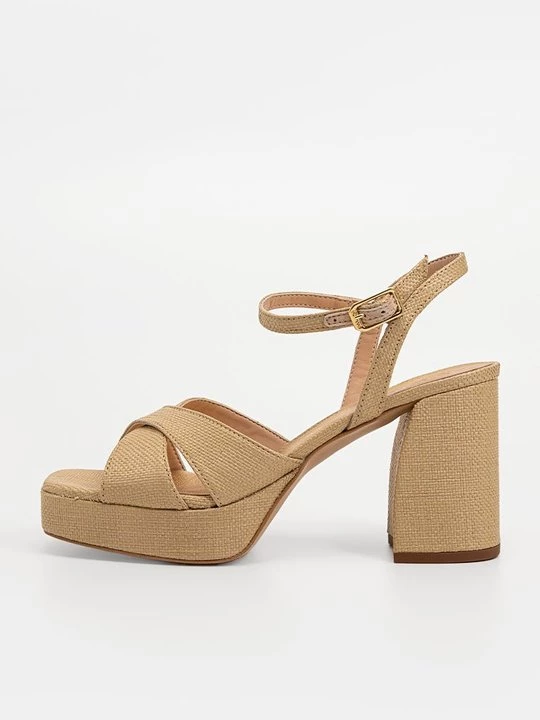 Foto van product Sandalen met plateauzool Unisa beżowy