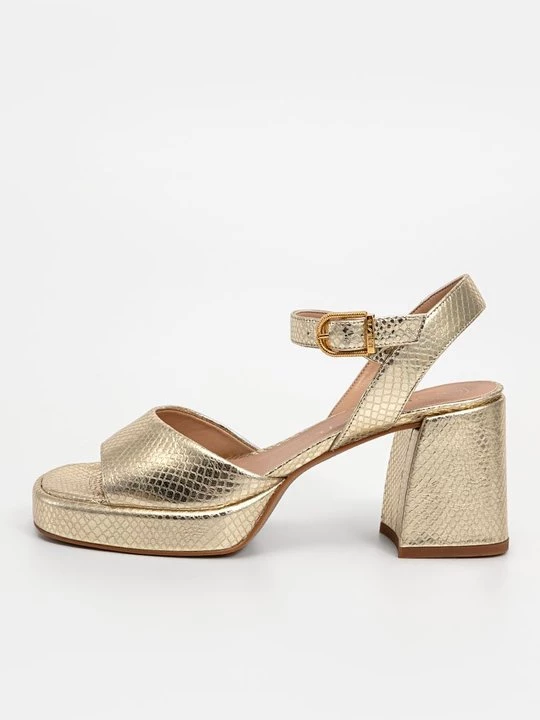 Foto van product Sandalen met plateauzool Unisa zilverkleurig