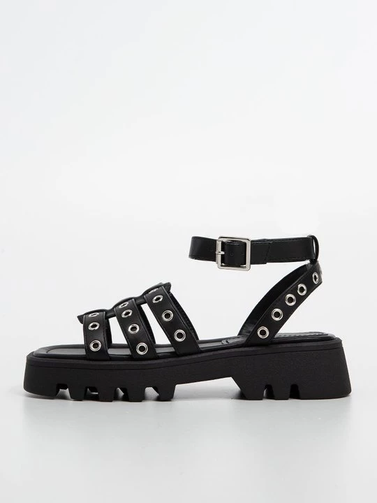 Foto van product Sandalen met plateauzool Vanessa Wu zwart