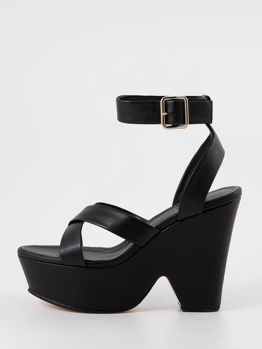 Foto van product Sandalen met plateauzool Victoria Beckham zwart