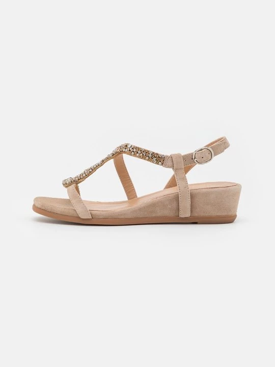 Foto van product Sandalen met sleehak Alma en Pena beżowy