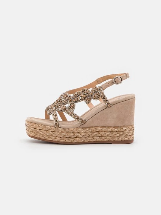 Foto van product Sandalen met sleehak Alma en Pena beżowy