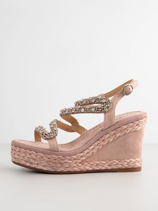 Foto van product Sandalen met sleehak Alma en Pena donkerroze