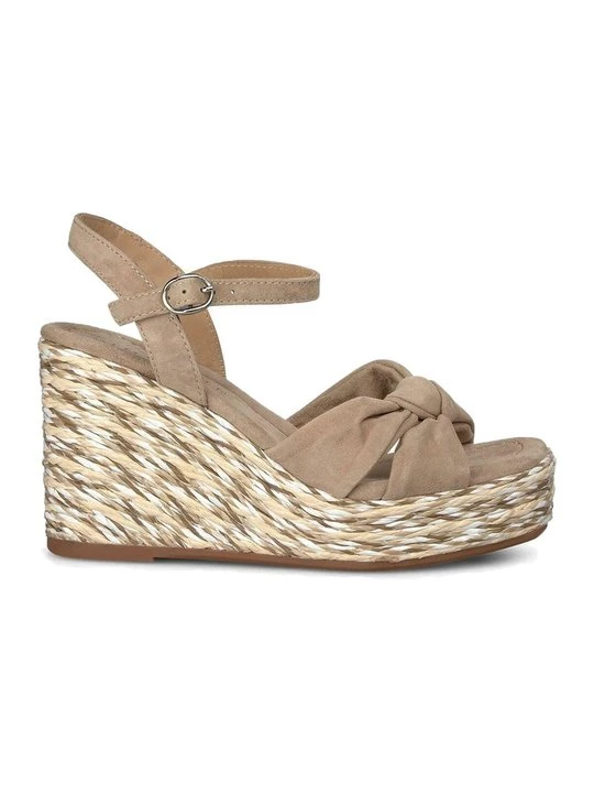 Foto van product Sandalen met sleehak Alma en Pena gemêleerd bruin