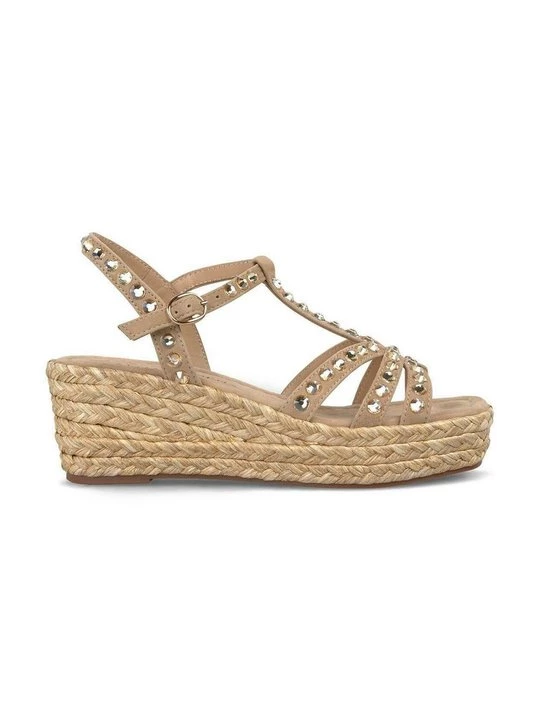 Foto van product Sandalen met sleehak Alma en Pena lichtbruin