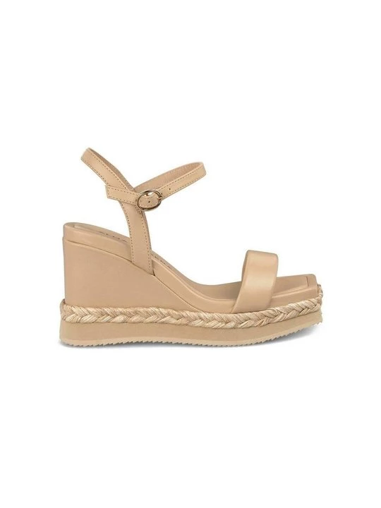 Foto van product Sandalen met sleehak Alma en Pena lichtbruin