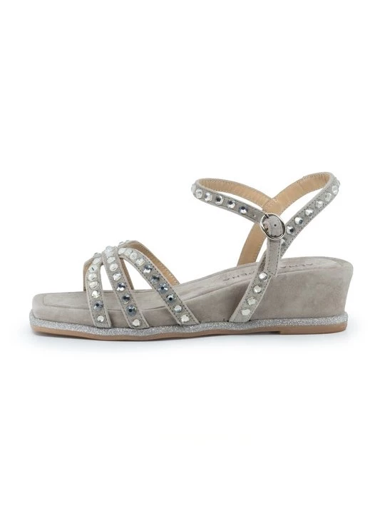 Foto van product Sandalen met sleehak Alma en Pena taupe