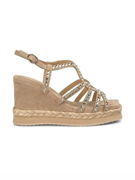 Foto van product Sandalen met sleehak Alma en Pena zilverkleurig