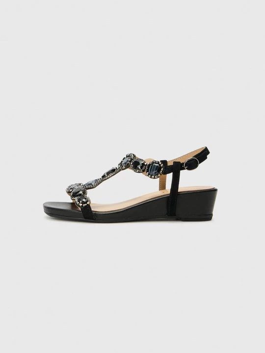 Foto van product Sandalen met sleehak Alma en Pena zwart