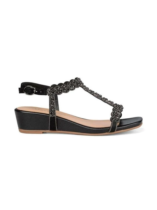 Foto van product Sandalen met sleehak Alma en Pena zwart