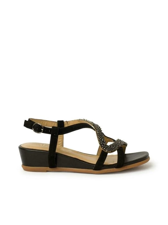 Foto van product Sandalen met sleehak Alma en Pena zwart