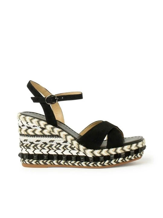 Foto van product Sandalen met sleehak Alma en Pena zwart