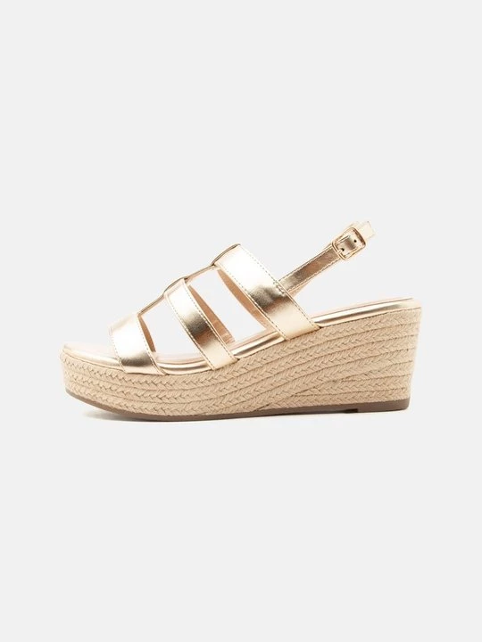 Foto van product Sandalen met sleehak Anna Field By Zalando goudkleurig