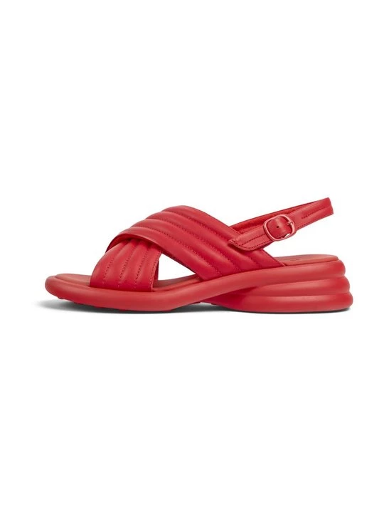 Foto van product Sandalen met sleehak Camper rood