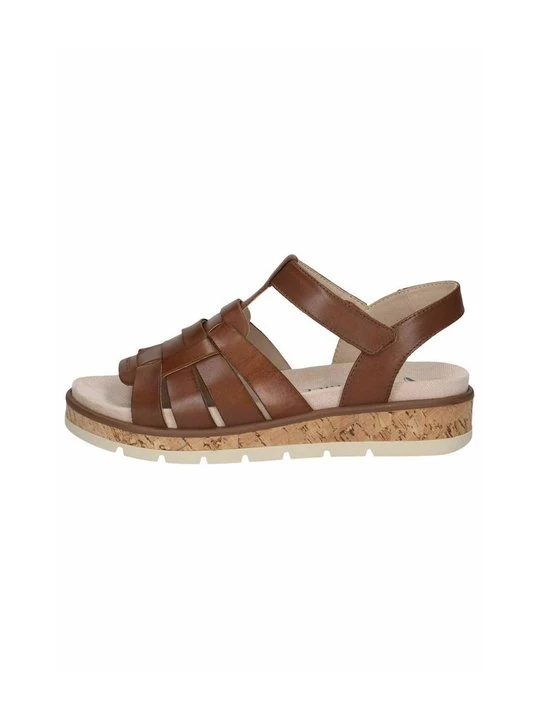 Foto van product Sandalen met sleehak Caprice bruin