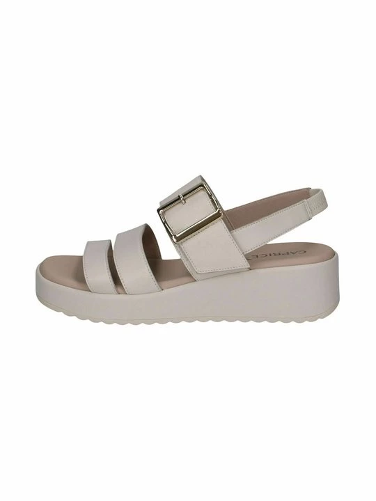 Foto van product Sandalen met sleehak Caprice crème
