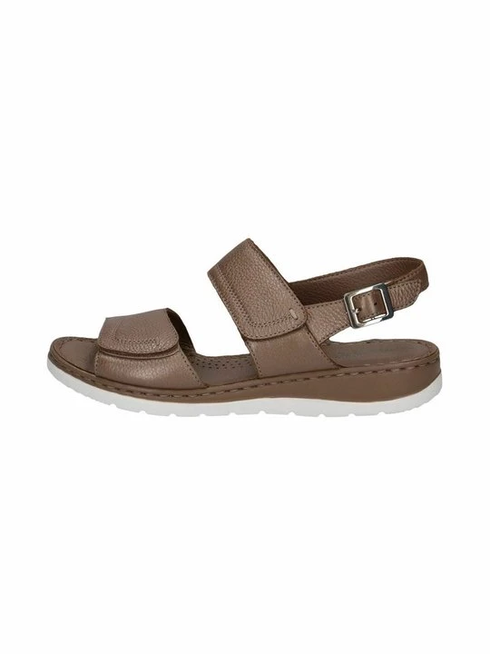 Foto van product Sandalen met sleehak Caprice gemêleerd bruin
