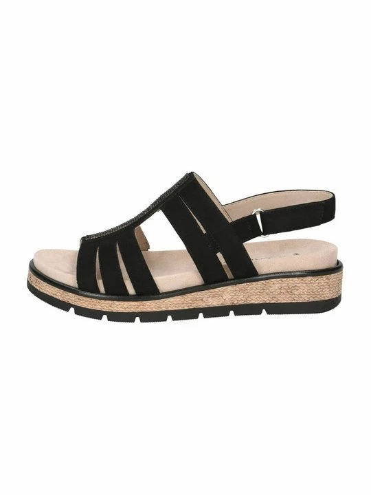 Foto van product Sandalen met sleehak Caprice zwart