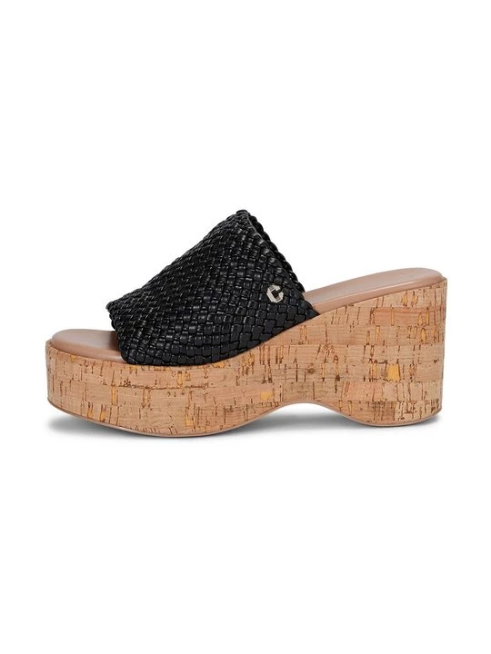 Foto van product Sandalen met sleehak Carvela zwart