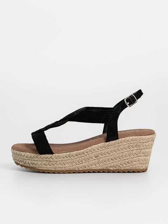 Foto van product Sandalen met sleehak Cassis Côte D'azur zwart