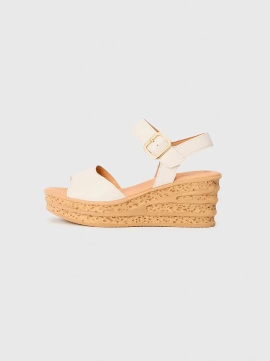Foto van product Sandalen met sleehak Gabor wit