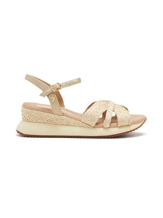 Foto van product Sandalen met sleehak Gioseppo nude
