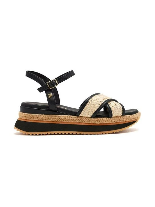 Foto van product Sandalen met sleehak Gioseppo zwart