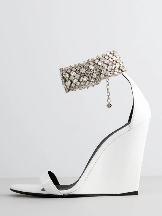 Foto van product Sandalen met sleehak Giuseppe Zanotti wit