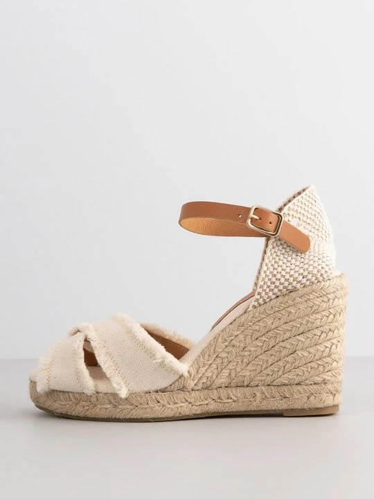 Foto van product Sandalen met sleehak Kanna lichtbruin