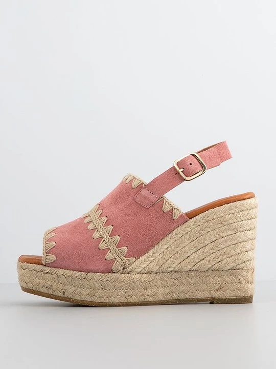 Foto van product Sandalen met sleehak Kanna roze