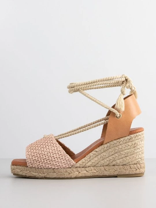 Foto van product Sandalen met sleehak Kanna roze