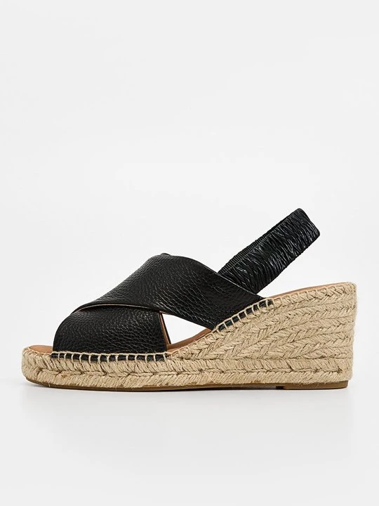Foto van product Sandalen met sleehak Kanna zwart