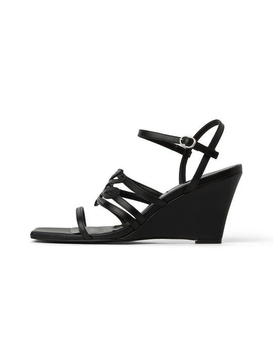 Foto van product Sandalen met sleehak KARL LAGERFELD zwart