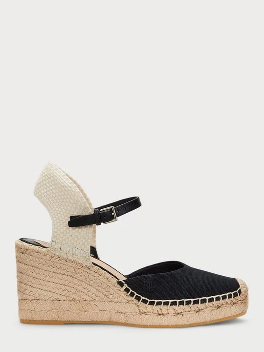 Foto van product Sandalen met sleehak Lauren Ralph Lauren zwart