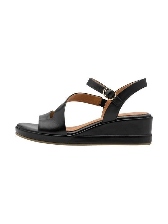 Foto van product Sandalen met sleehak Marco Tozzi zwart