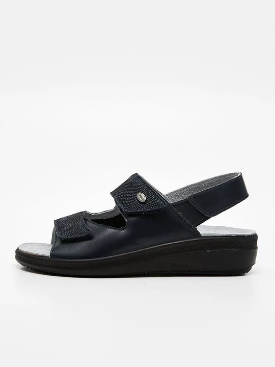 Foto van product Sandalen met sleehak Scholl blauw
