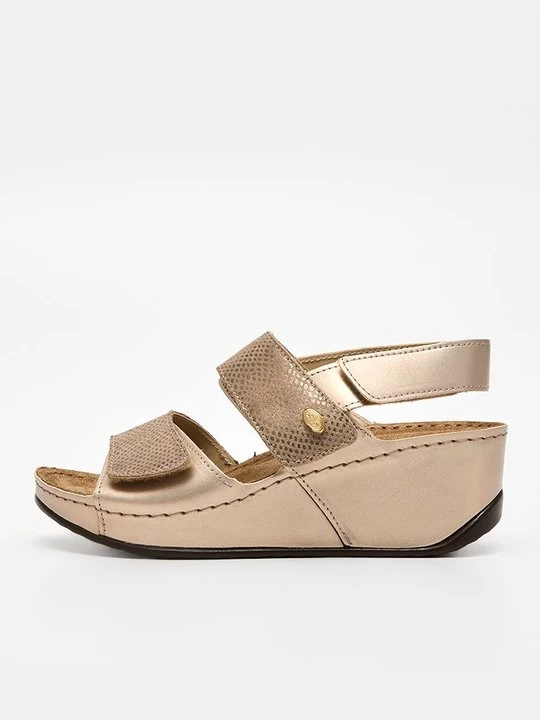 Foto van product Sandalen met sleehak Scholl bruin