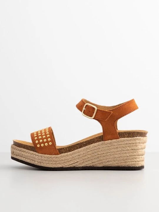 Foto van product Sandalen met sleehak Scholl bruin