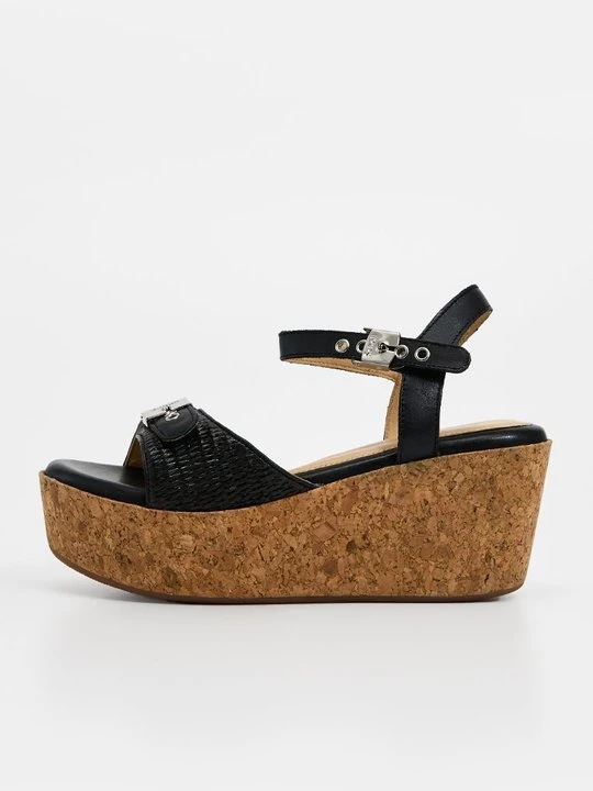 Foto van product Sandalen met sleehak Scholl zwart