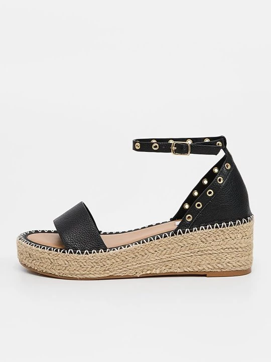 Foto van product Sandalen met sleehak Steve Madden zwart