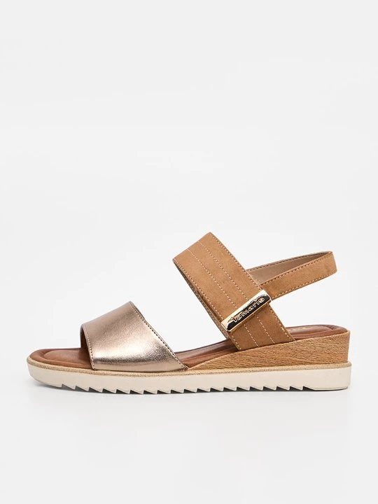 Foto van product Sandalen met sleehak Tamaris beżowy